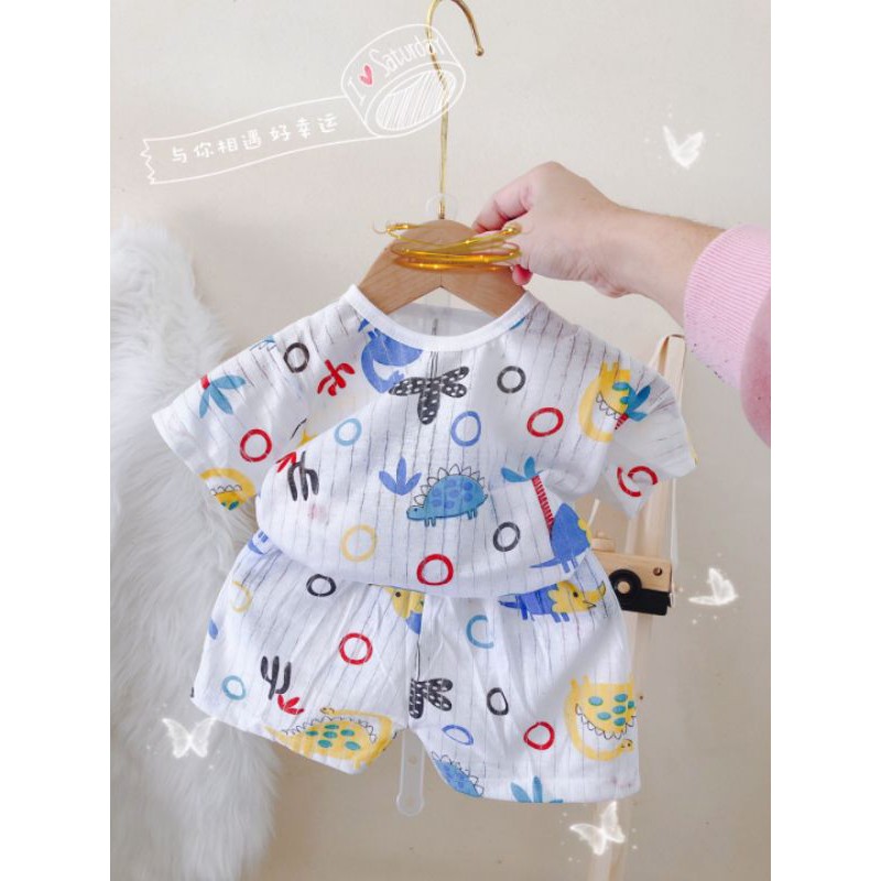 10 Bộ cotton giấy bé trai bé gái 8-16 kg