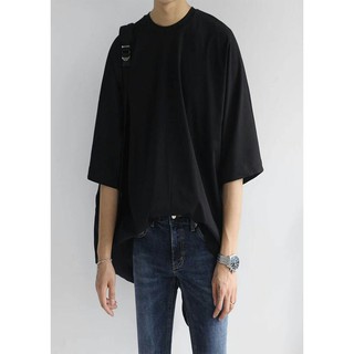 Áo thun tay lỡ trơn Basic tee