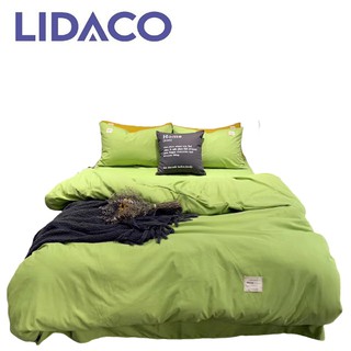Chăn Ga Cotton Tici LIDACO - Xanh Cốm