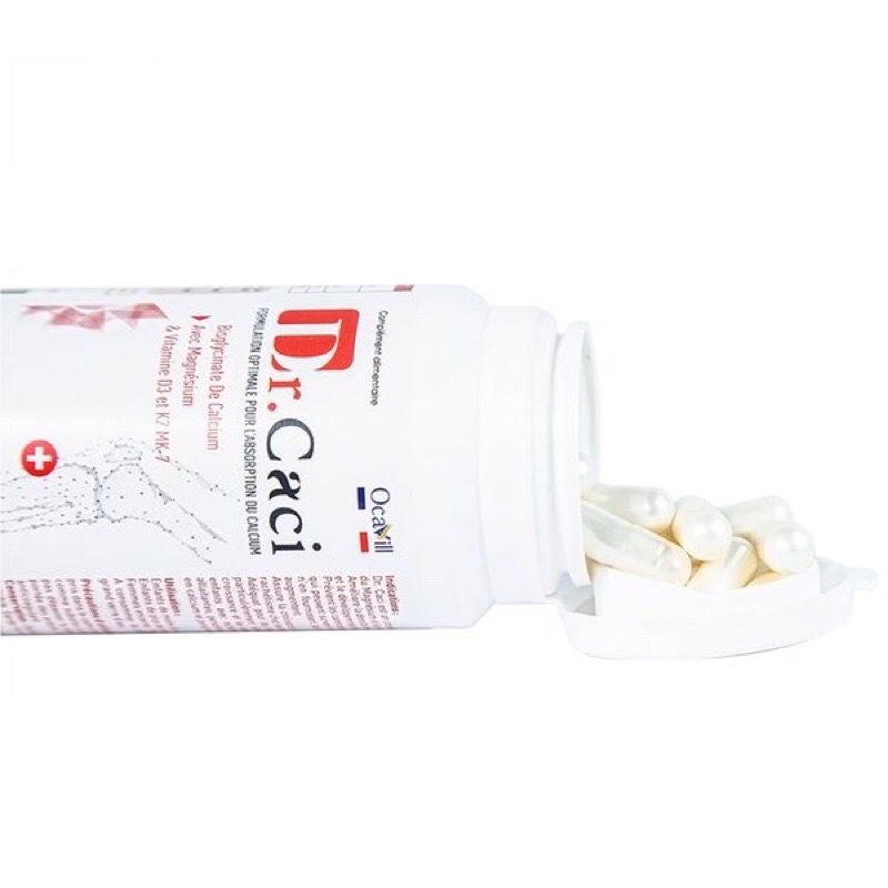 Viên uống Dr. Caci Ocavill bổ sung canxi giảm nguy cơ loãng xương (Hộp 60 viên