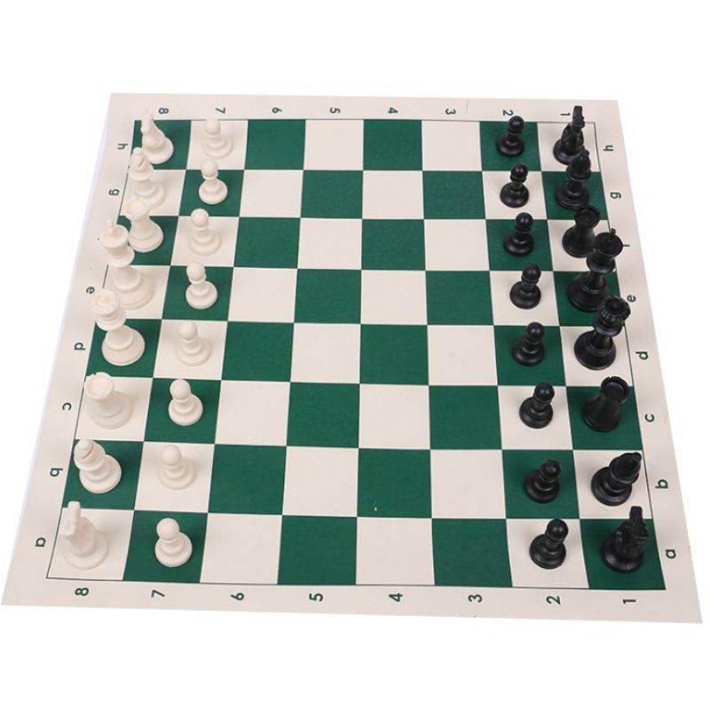 [Siêu khuyến mãi] Bộ cờ vua tiêu chuẩn quốc tế cao cấp bền đẹp size lớn, bàn simili