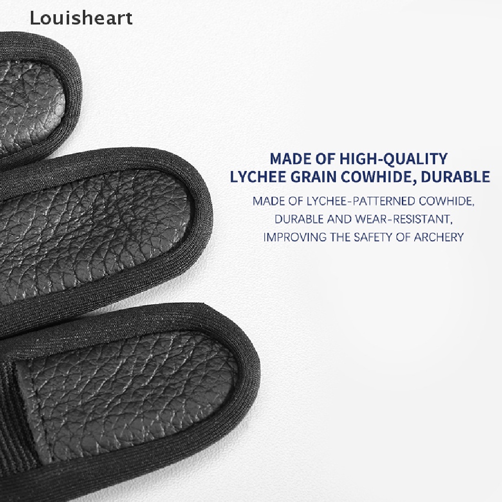 Găng Tay Bắn Cung Louisheart 3 Thoáng Khí Bảo Vệ Ngón Tay Sự Bảo Vệ