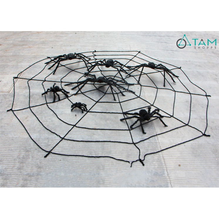 Mạng nhện trang trí dây vải nhiều cỡ