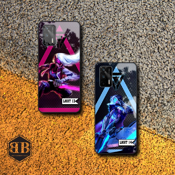 Ốp lưng kính cường lực Oppo Realme Q3 Pro liên minh huyền thoại
