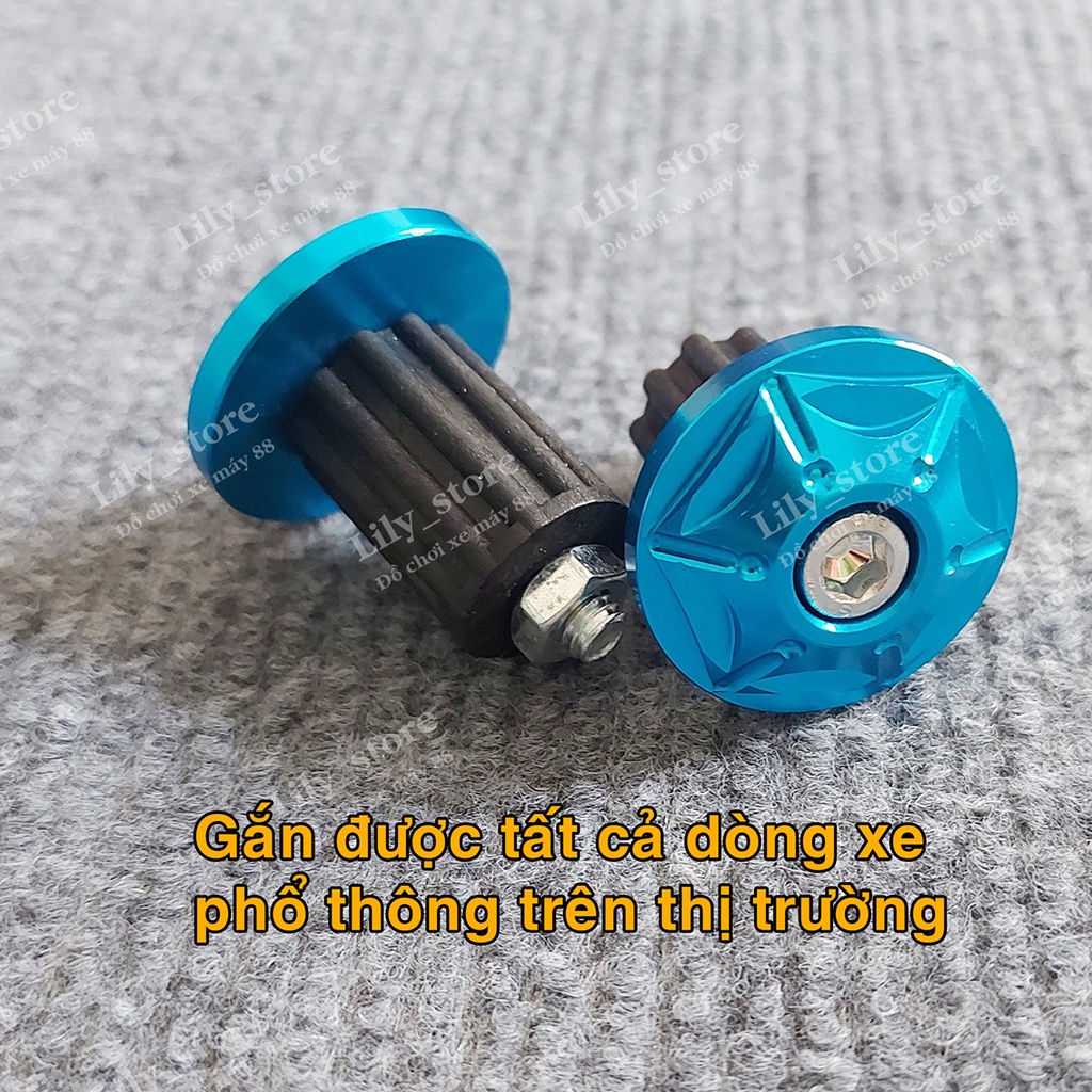 Bao tay daytona kèm gù salaya CNC phi tiêu mẫu mới gắn wave, sirius, exciter, winner, future...