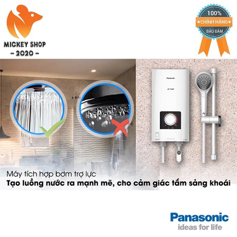 [ NHẬT BẢN ] Máy Nước Nóng có bơm PANASONIC DH-4NP1VW - CHÍNH HÃNG