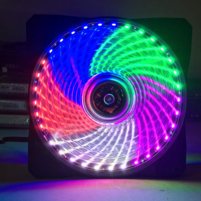 Fan led 7 màu