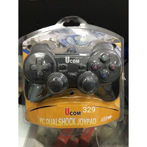 Tay chơi game đơn giá rẻ (Xả Kho) Tay game đơn rung L- 600 USB/PS2 có rung