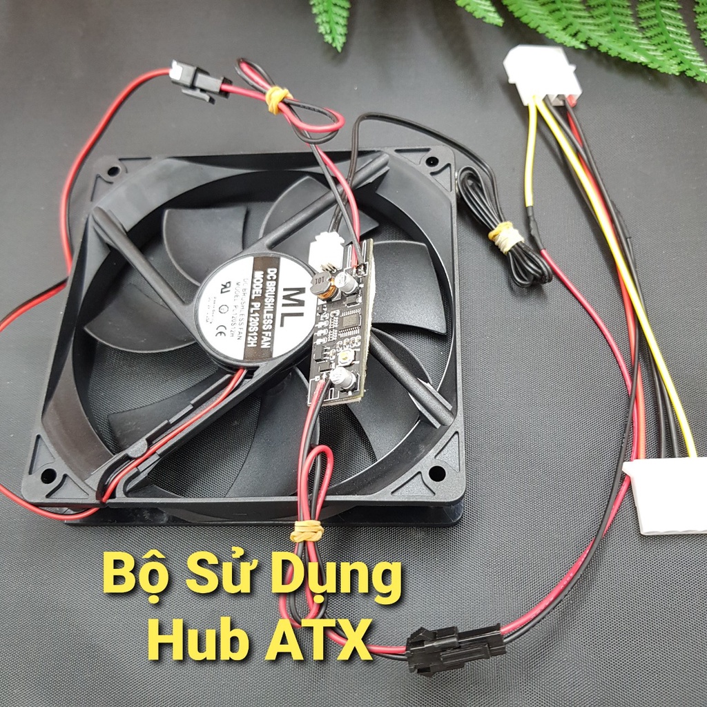 Bộ quạt tản nhiệt chống ồn điều chỉnh tốc độ tự động 9CM 12CM VFAN VFAN-T12 VFAN-T9