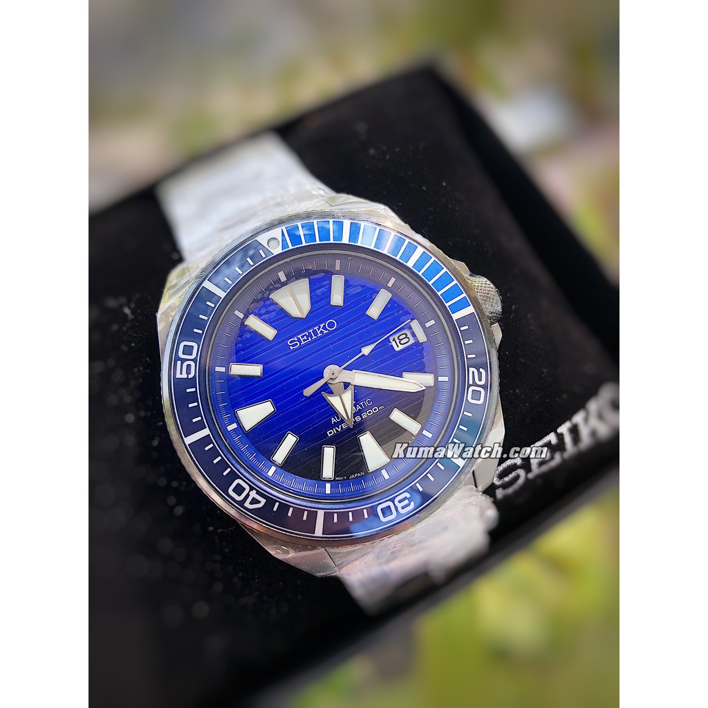 Đồng hồ nam lặn Seiko Samurai Prospex SRPC93K1 Special Edition Save The Ocean Automatic Drivers 200m