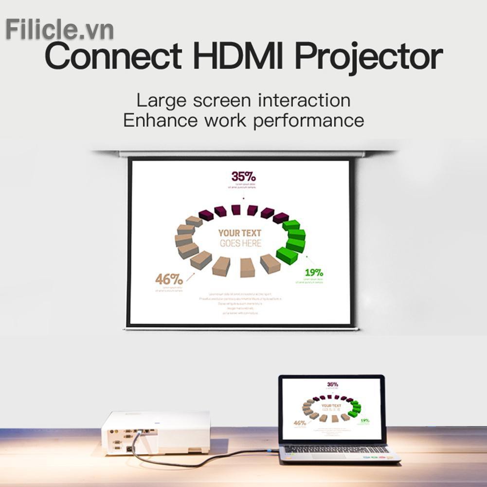 Dây Cáp Chuyển Đổi 1.8m Display Port Sang Hdmi-Compatible 1080p Dp Sang Hdmi-Comp