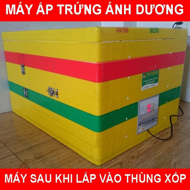 Máy Ấp Trứng Gà Mini Ánh Dương P100 - Bản Tự Lắp Ráp - Đảo Tay