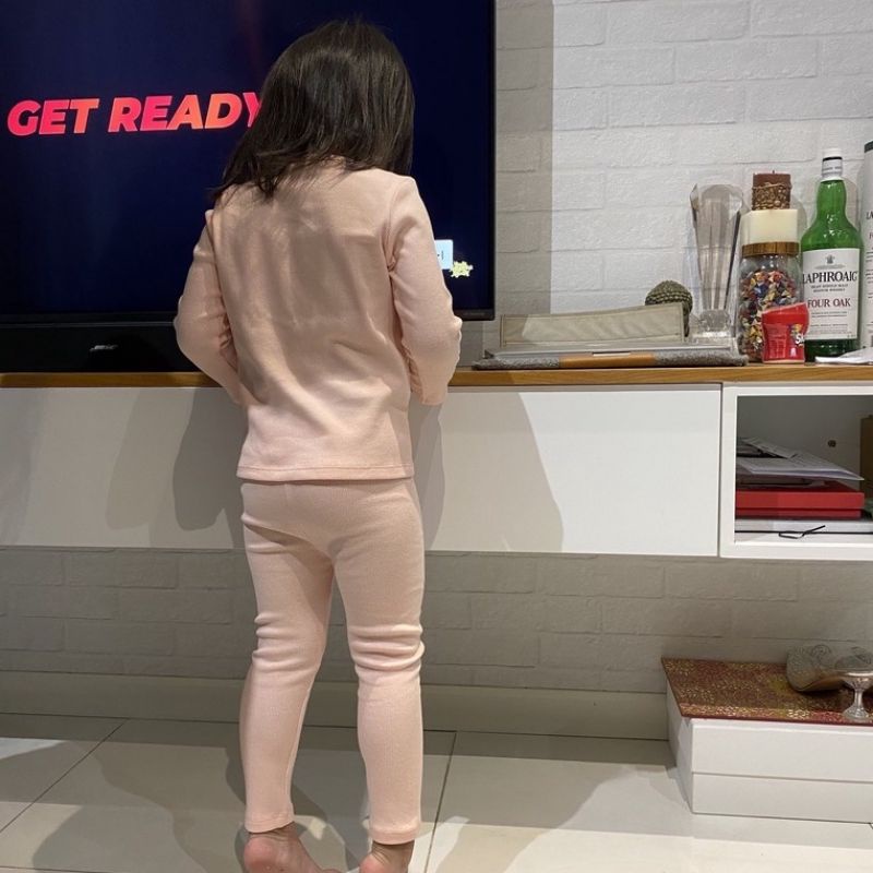 Đồ bộ quần áo dài tay thun gân bé trai bé gái BAA BABY cotton 4 tuổi