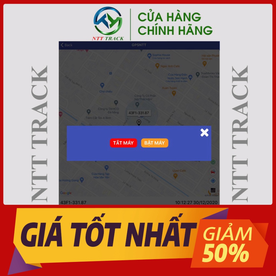 GIÁ KỊCH SÀN Thiết bị định vị GPS xe máy ô tô A8-PRO bảo hành chính hãng 12 tháng - NTT Track ,,,,,