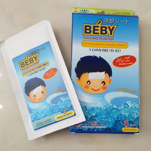 Miếng dán hạ sốt Béby Hộp 6 miếng