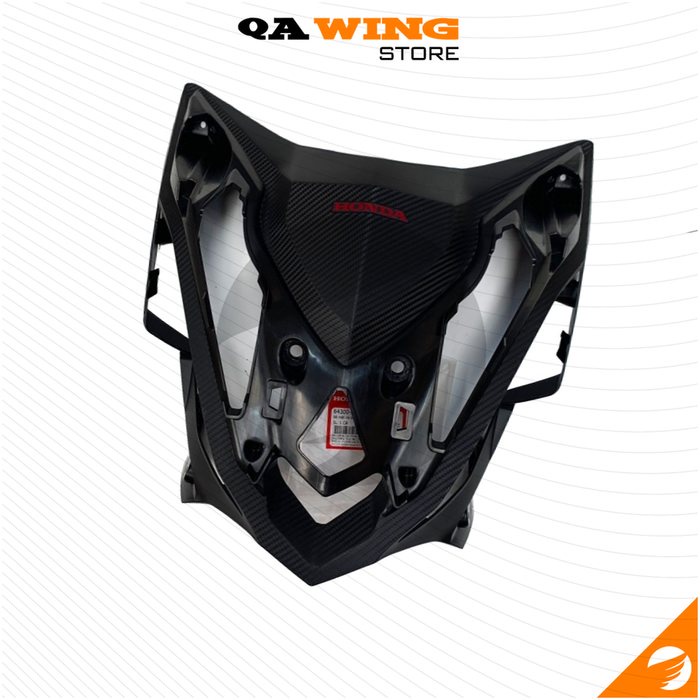 Nhựa nhám mặt nạ trước RS150 V1 - WINNER 150 (Logo Đỏ) (Nhựa Đen) ( )