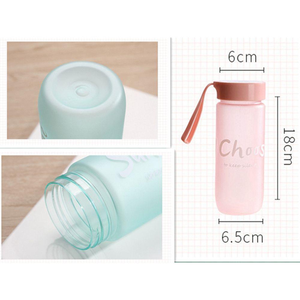 Cốc Uống Nước Bằng Silicon PP Cấp Thực Phẩm Trong Suốt Có Nắp Đậy Đơn Giản