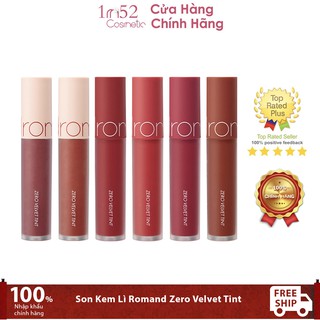 [MÀU MỚI] Son Kem Lì Romand Zero Velvet Tint 5.5g