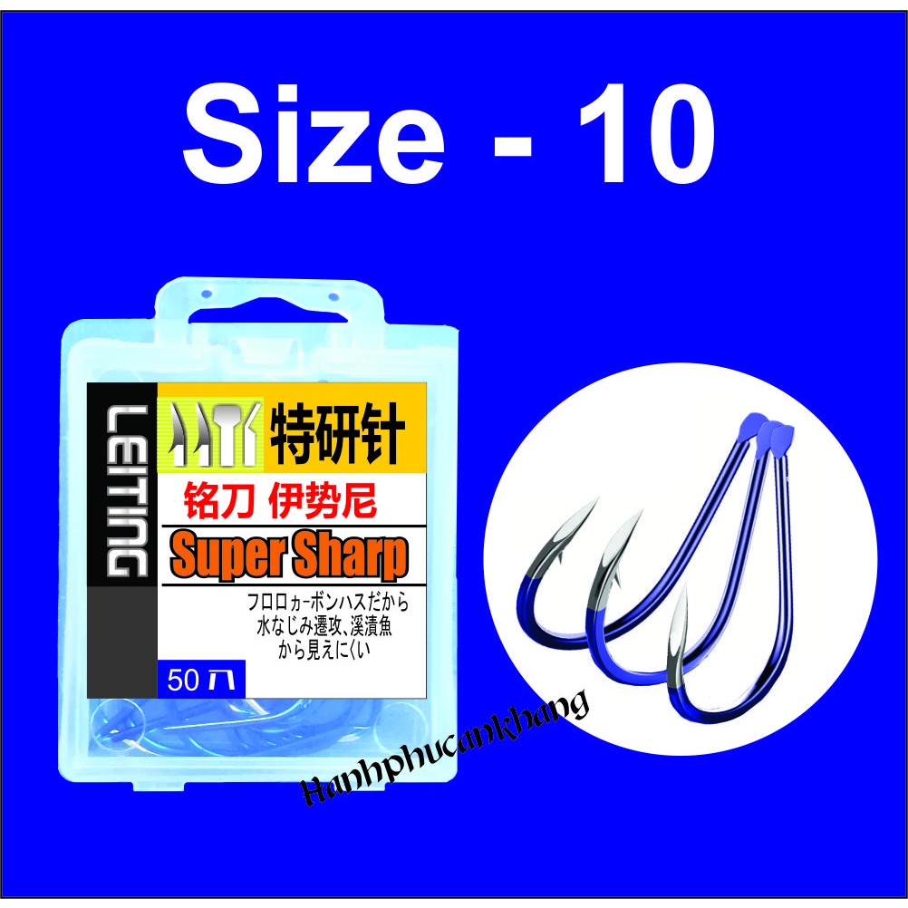 Hộp Lưỡi Câu Super Sharp ( Xanh Dương )