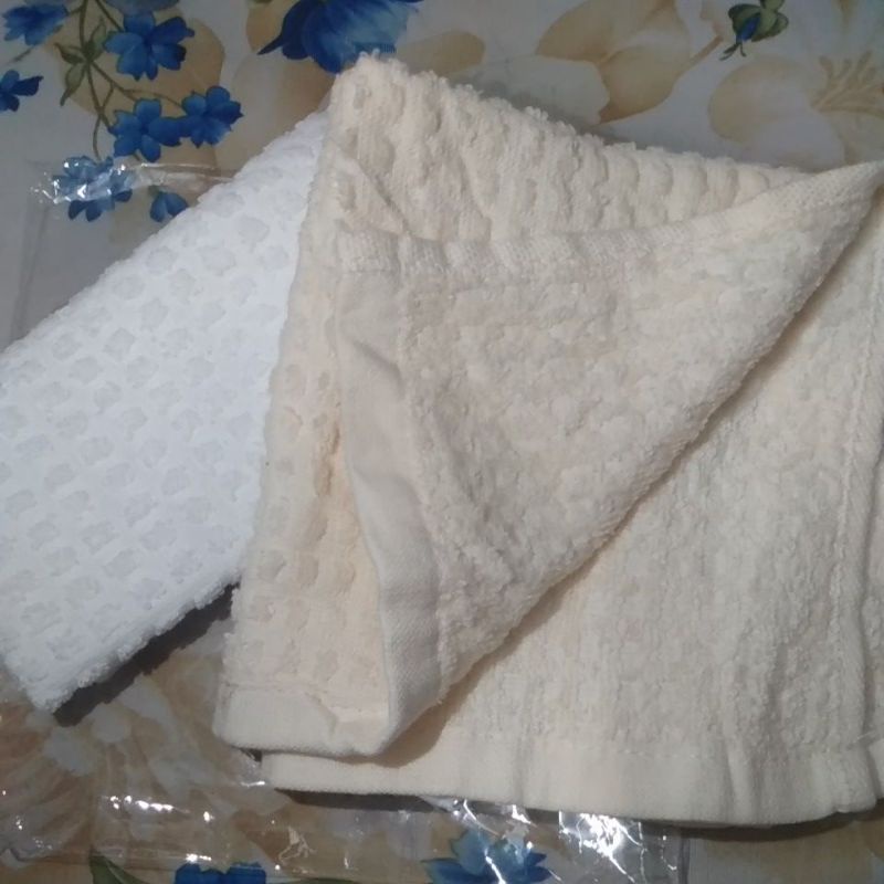 Set 2 khăn lau đa năng 100% cotton 25cmx25cm