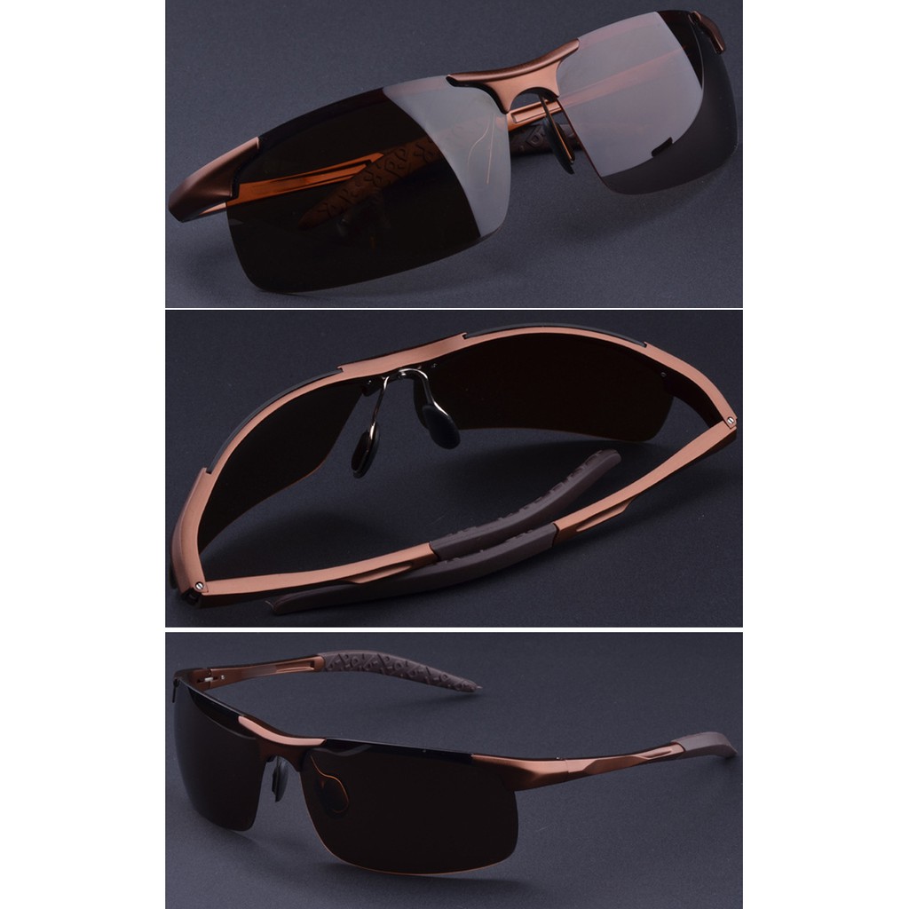 Kính mát nam, mắt kính phân cực polarized chống chói, chống tia UV400 AORON- MK1815