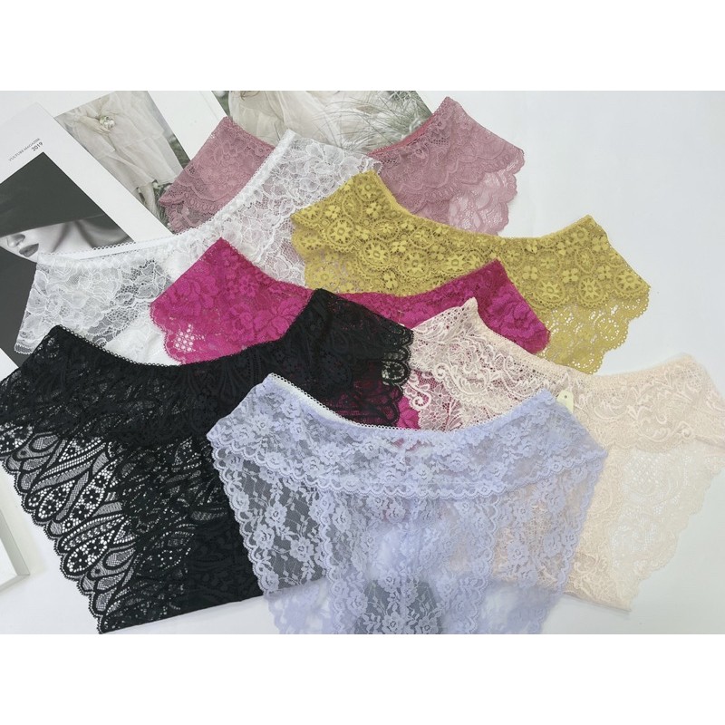 [Mã FAMAYWA2 giảm 10K đơn 50K] BÁN SỈ SÉT 10 QUẦN LÓT REN CẠP VIỀN CHO NỮ | BigBuy360 - bigbuy360.vn