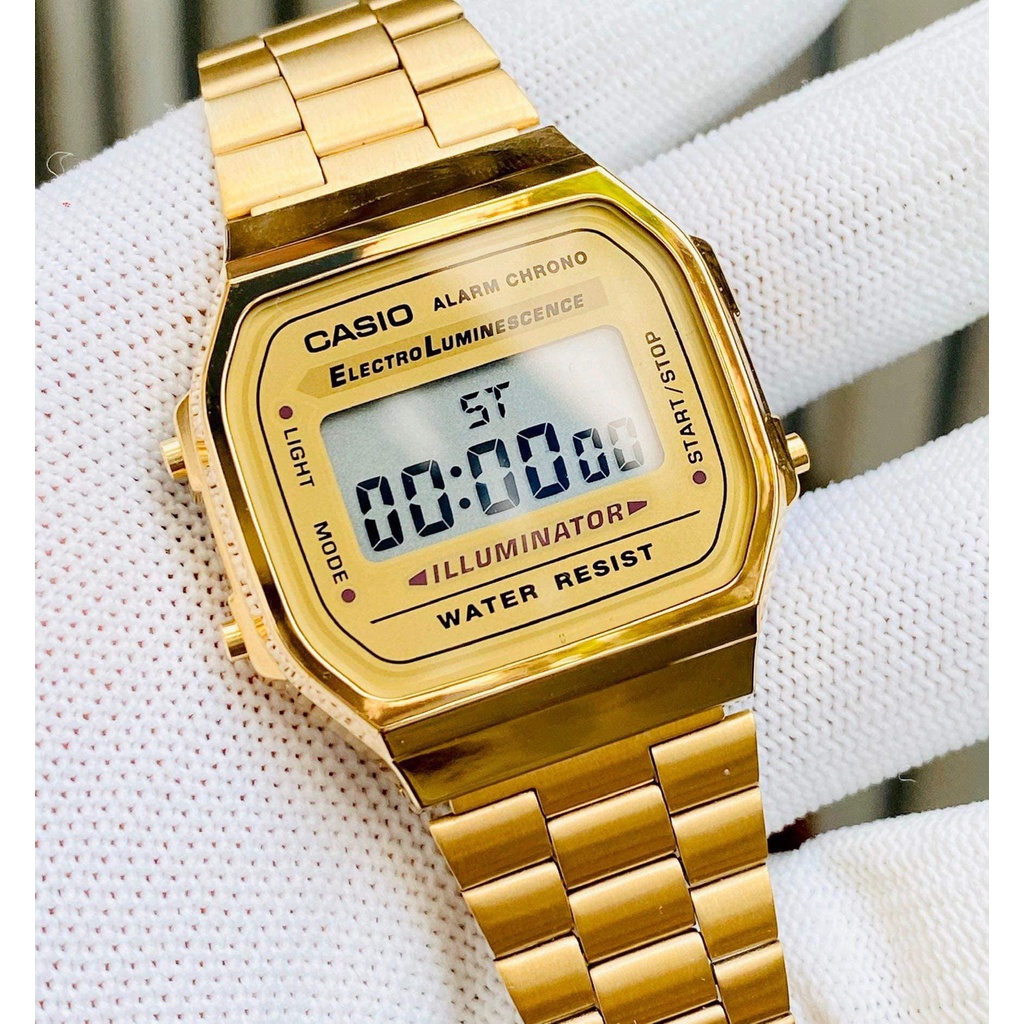Đồng Hồ Nam Dây Thép Casio Standard A168WG-9WDF Chính Hãng A168WG-9W