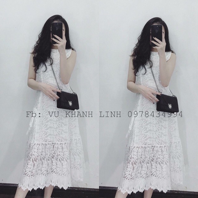 Váy ren dài cao cấp