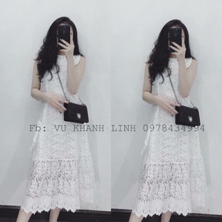 Váy ren dài cao cấp