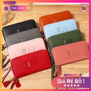 Ví dài Forever Young nhiều ngăn khóa kéo kitty phong cách hàn quốc 2020 tiện dụng size 19.5