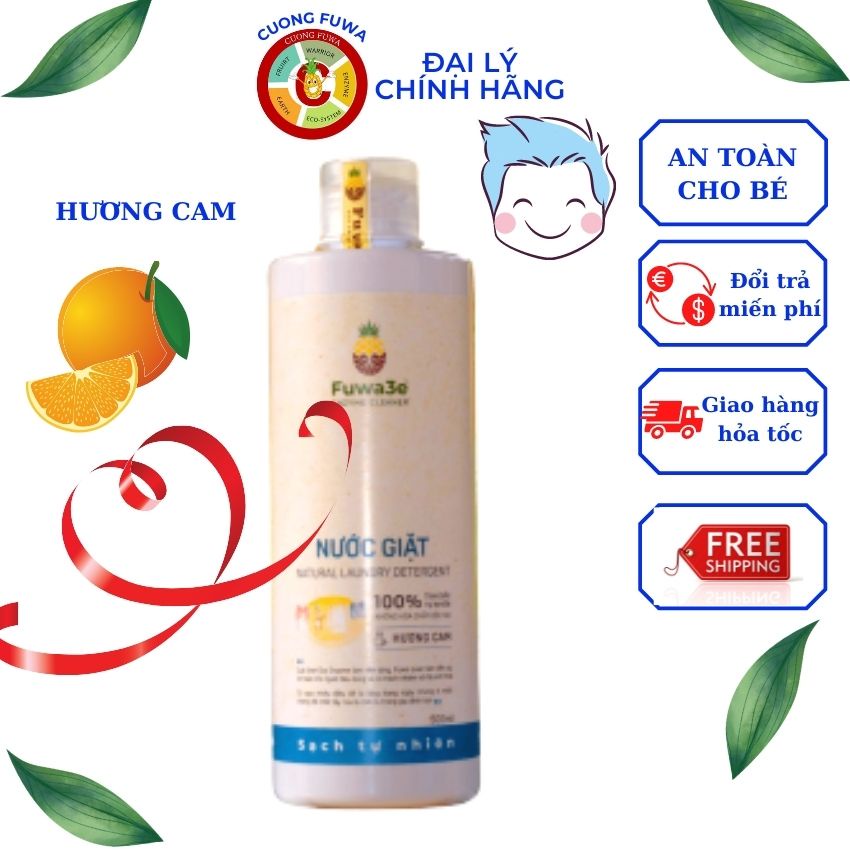 Nước Giặt Hữu Cơ Eco-Enzyme 500ml Chiết Xuất Từ Dứa An Toàn Cho Da Bảo Vệ Trẻ Em Tốt Cho Sức Khỏe Môi Trường