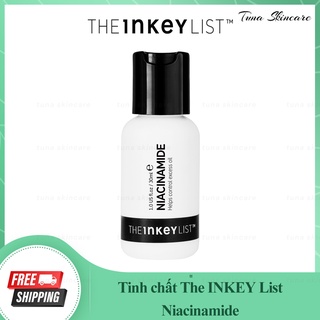 Tinh chất The INKEY List Niacinamide giảm mụn kiềm dầu mờ thâm  30ml