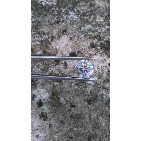 Viên rời Moisanite 7,0ly-7,2ly-7,5ly trắng  KIỂM ĐỊNH; Tặng vỏ bạc mạ bạk kim khi mua 2 viên