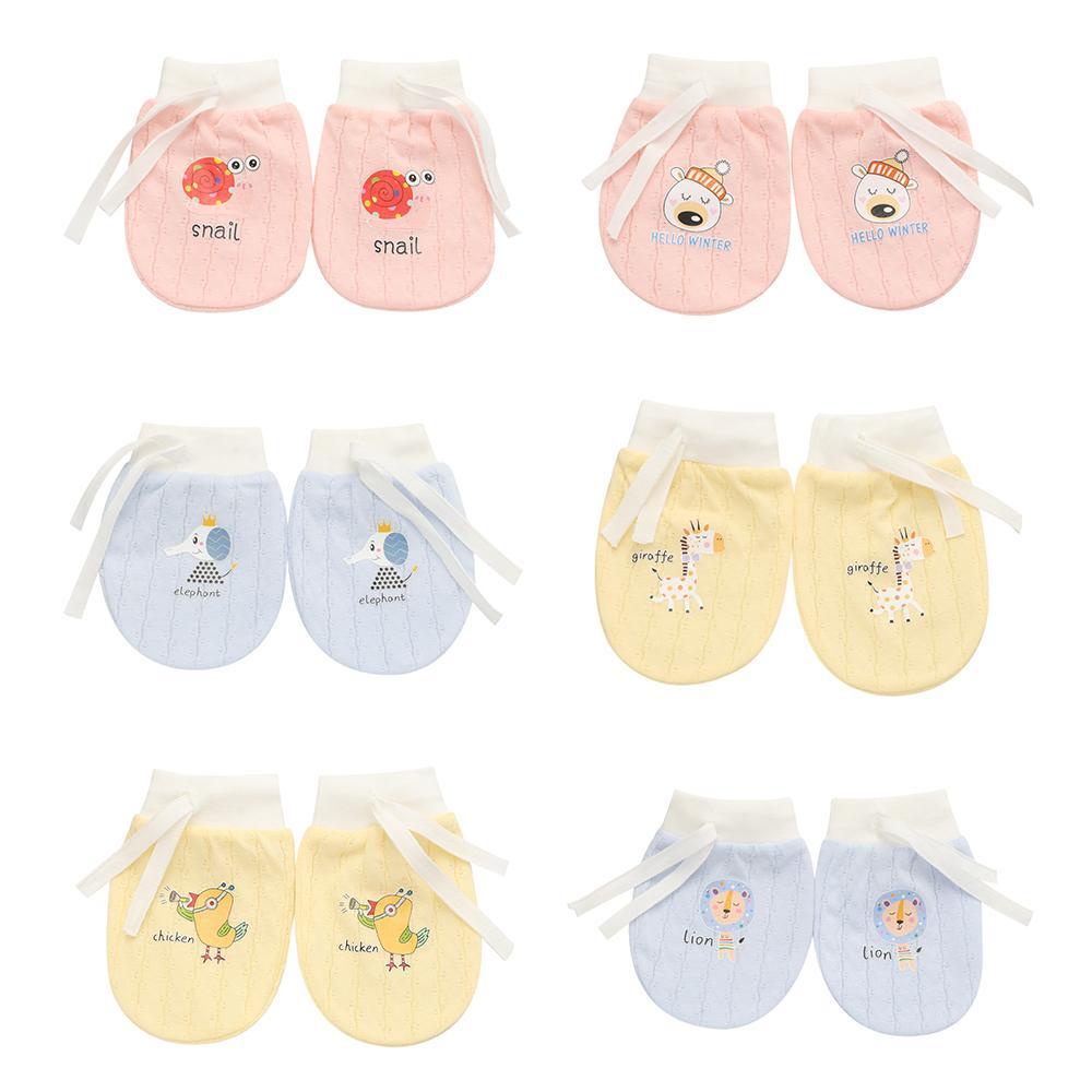 Găng Tay Chống Xước Thoáng Khí Dễ Thương Cho Bé