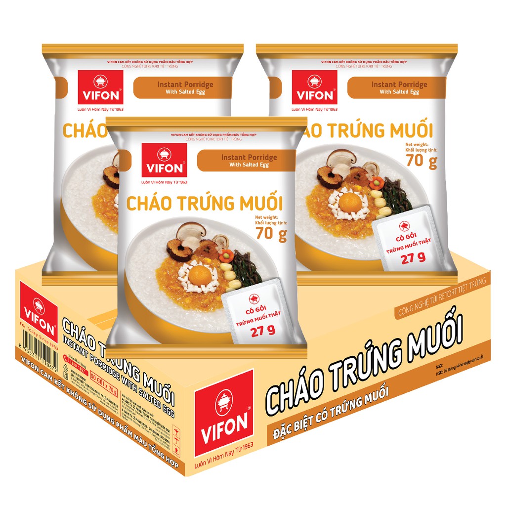 Cháo Trứng Muối 70g VIFON