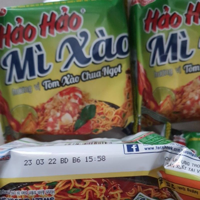 MÌ XÀO HẢO HẢO HƯƠNG VỊ TÔM XÀO CHUA NGỌT 75 GAM.DATE LUÔN LUÔN MỚI