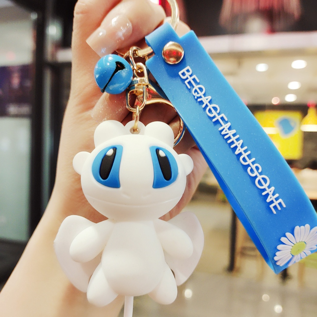 Móc Chìa Khóa Hình Rồng Bay Mềm Sáng Tạo Dễ Thương