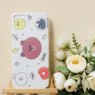 Ôp lưng Iphone dẻo Gấu Brownie nền trắng