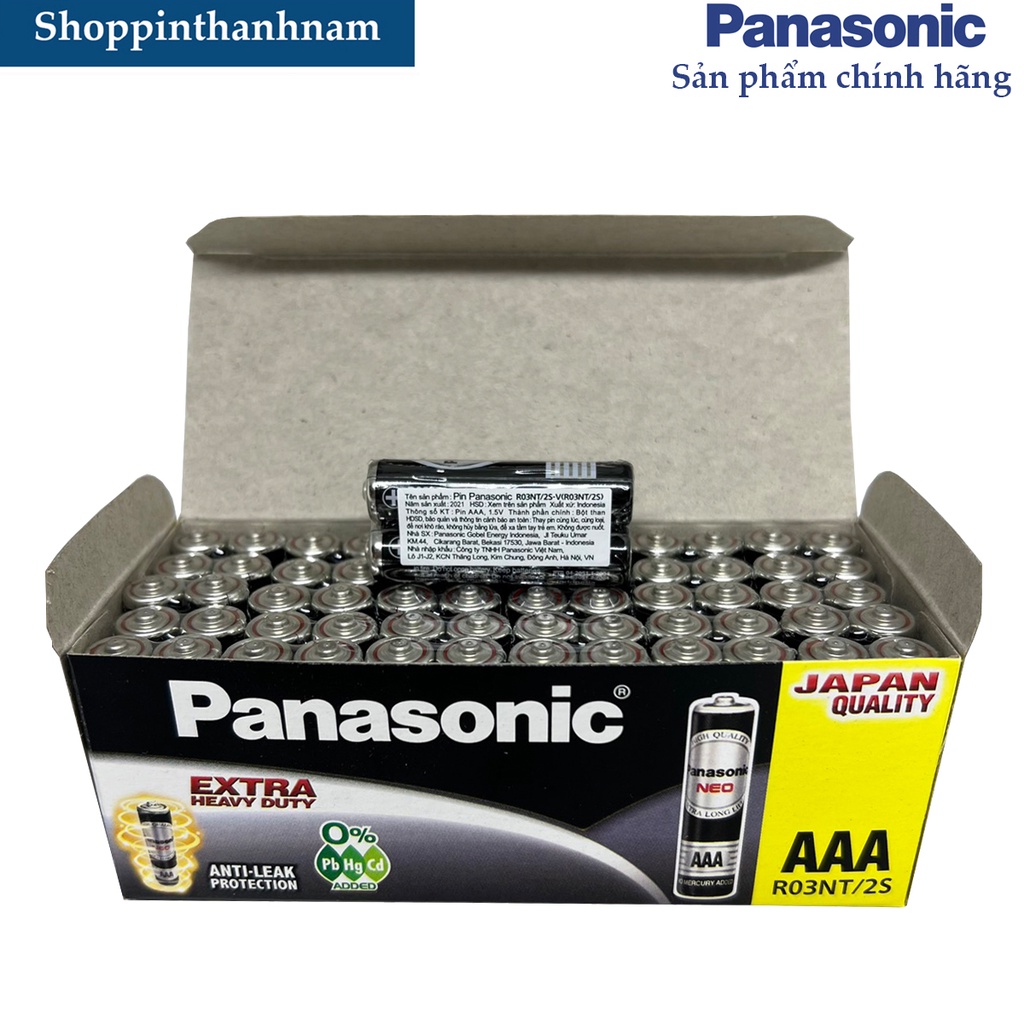 Hộp 30 đôi pin AAA Panasonic đũa NEO R03NT-2S chính hãng