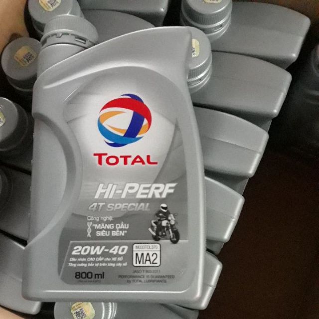 Nhớt total 20w40 xe số