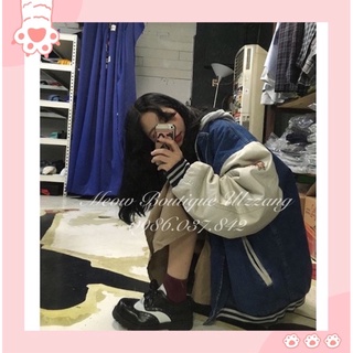 [ORDER TAOBAO] Áo khoác bomber bóng chày unisex ulzzang siêu xịn mịn kèm ảnh fback