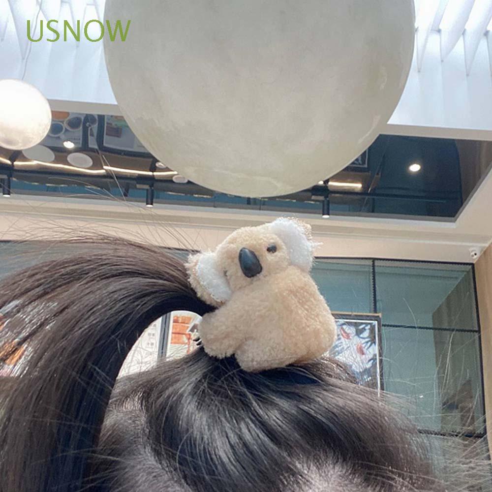 Kẹp Tóc Hình Gấu Koala Nhồi Bông Dễ Thương Nhiều Màu Sắc Phong Cách Hàn Quốc Cho Nữ