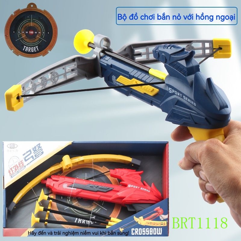 Children's bow and arrow toy set traditional shooting infrared bow and arrow crossbow parent-child interaction quality assurance RV8H