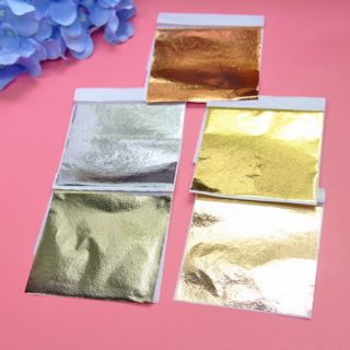 lá dát vàng, bạc (nguyên liệu trộn slime)