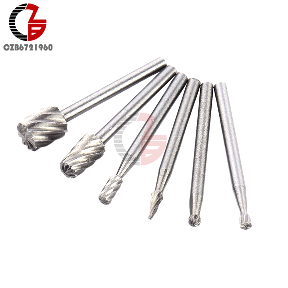 6 Mũi khoan chất liệu thép gió gia công gỗ/điêu khắc kim loại