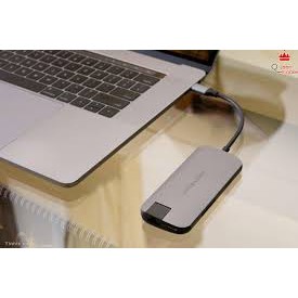 Cổng chuyển Hyperdrive SLIM 8 in 1 USB-C Hub for MacBook, PC & Devices