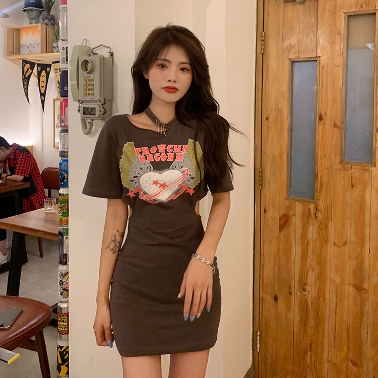 Hàng Có Sẵn Đầm Mỏng Dáng Rộng Thiết Kế Gợi Cảm Hợp Thời Trang Cho Nữ đầm nữ JL-LYQ-20