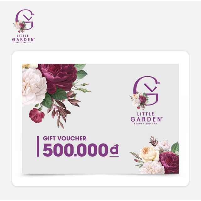 Phiếu quà tặng Little Garden Spa 500k