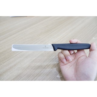 Dao gọt hoa quả Victorinox Swiss Made Thụy Sĩ, dao gọt trái cây sắc bén lưỡi răng cưa 11cm