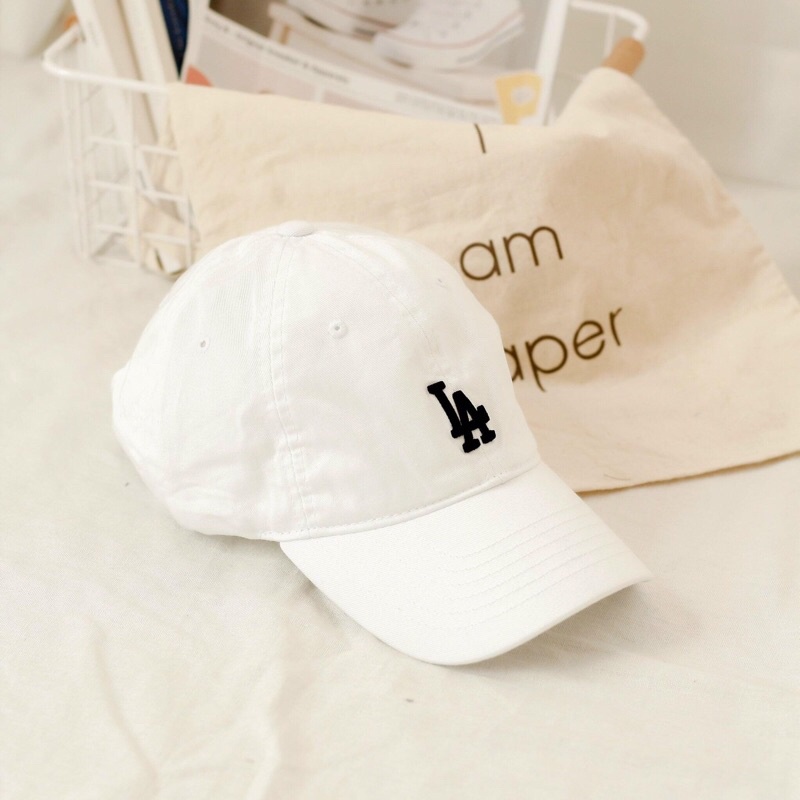 Nón/Mũ MLB Chính Hãng Màu Trắng, Hàng cắt tem, fake đền x10